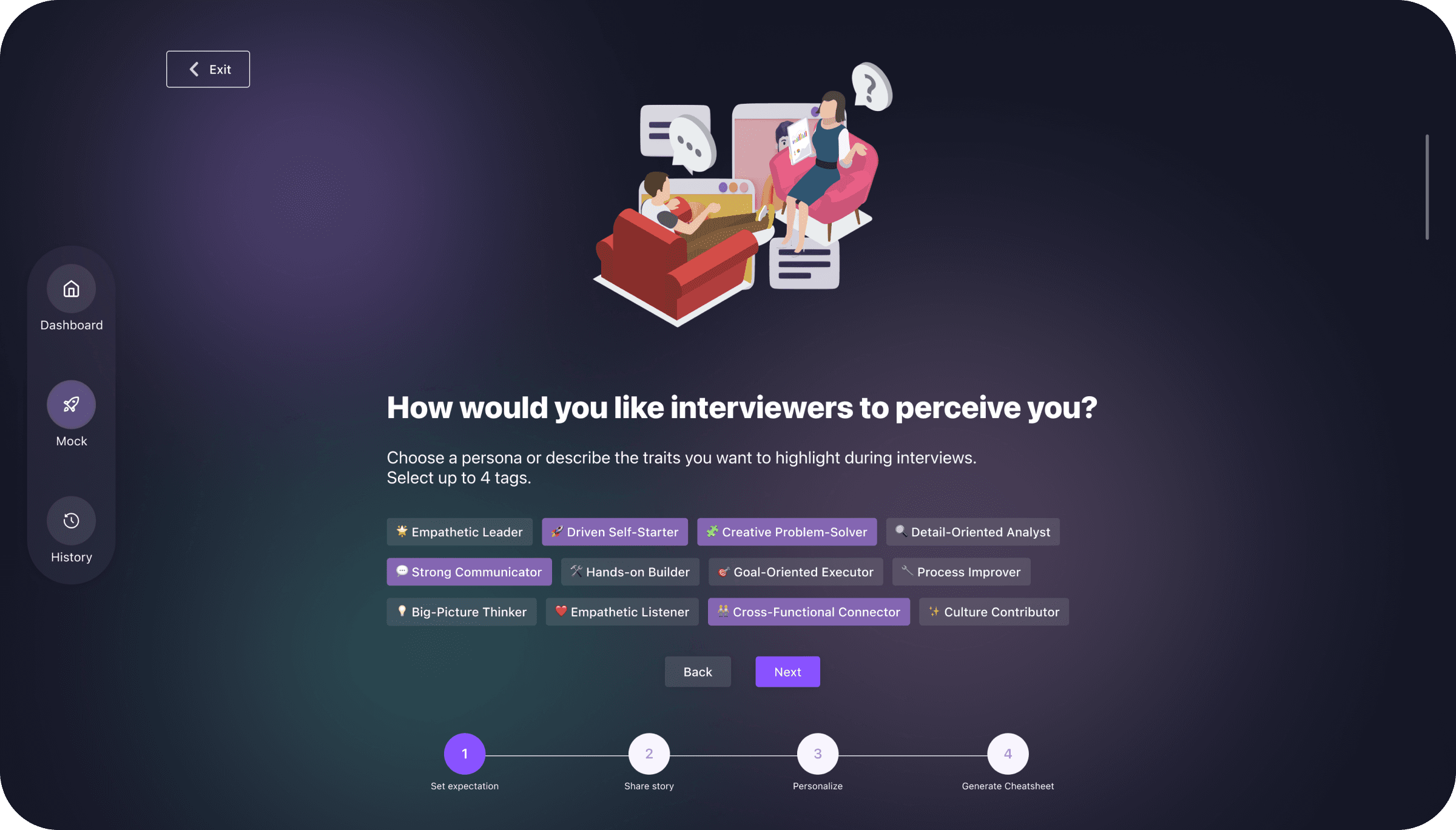 Mock AI — Define Your Persona and Surface Key Stories