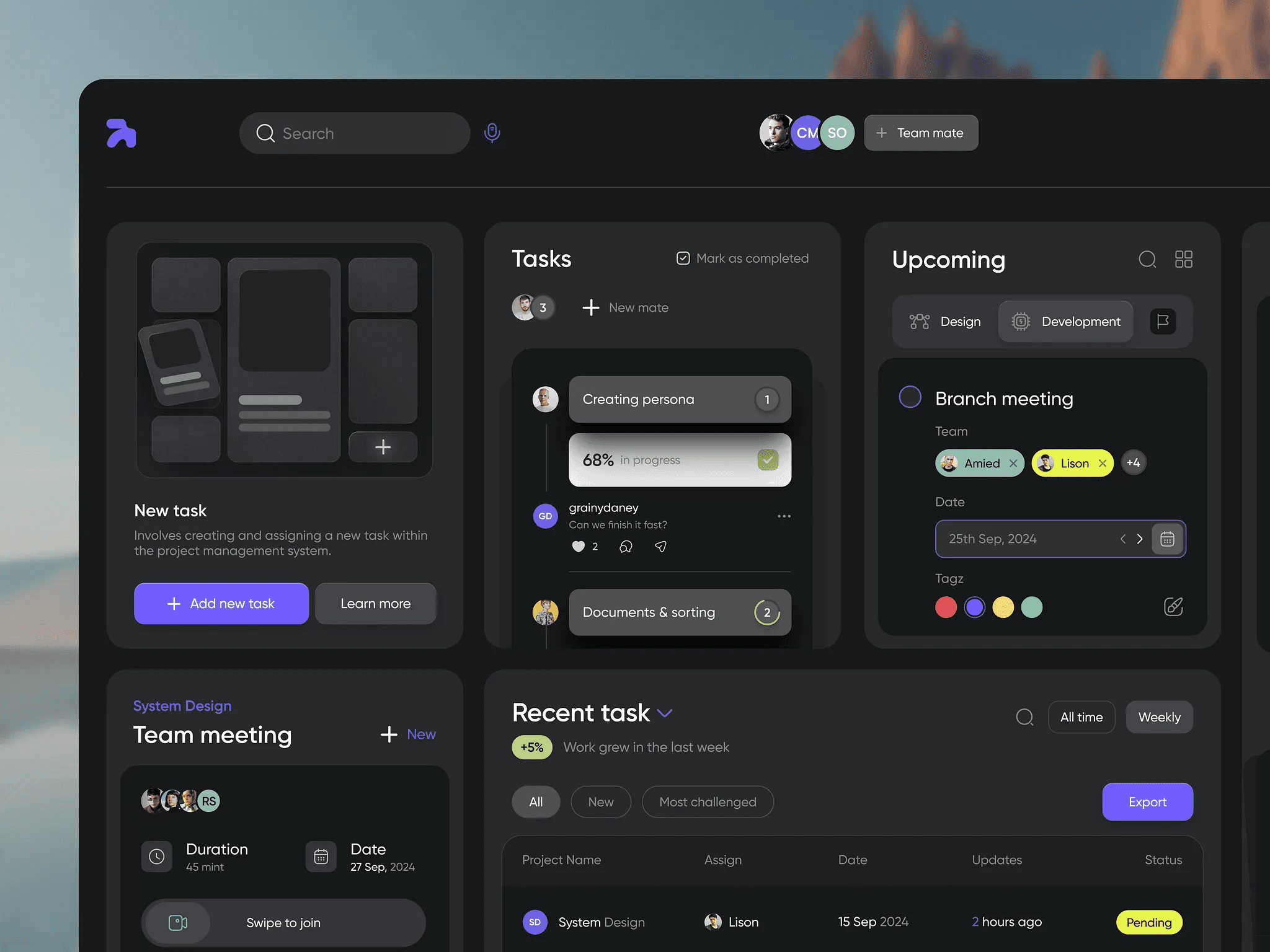 Mock AI — Learning from SaaS + AI Design Trends to Shape Our Dashboard